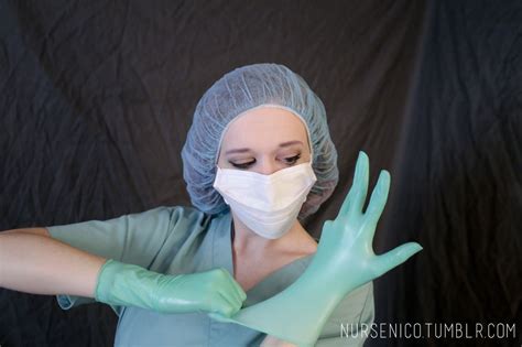 surgical gloves porn